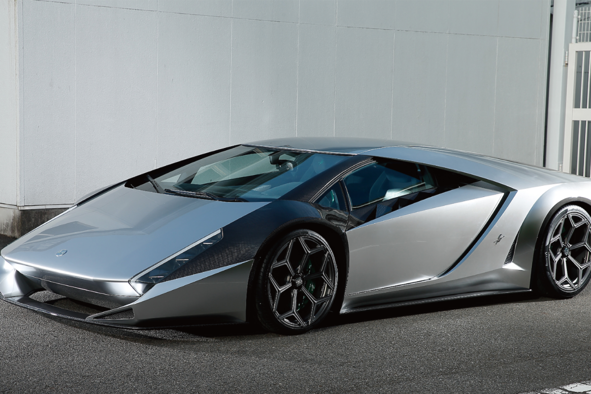 Wedge-shaped Ken Okuyama creation channels '70s supercar style